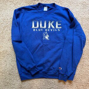 Champion Duke Blue Devils Crewneck Sweatshirt – Size Large